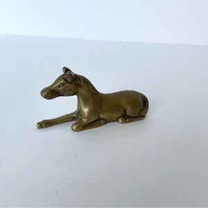 Small brass horse